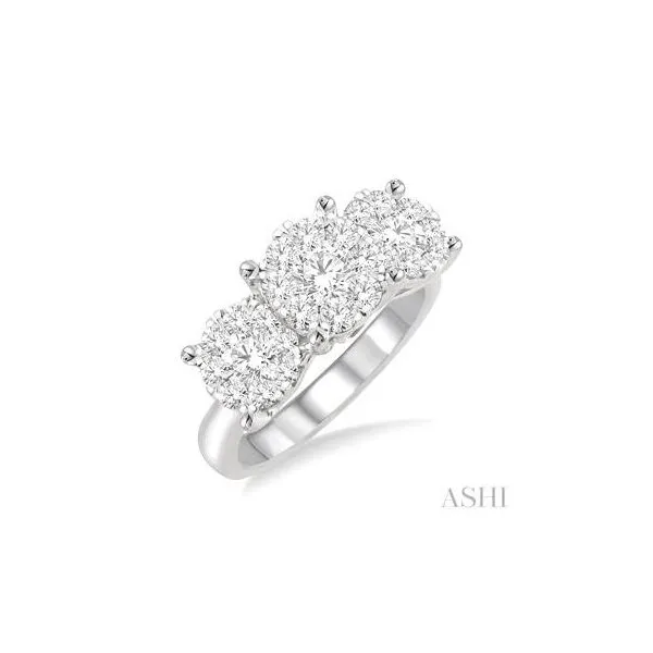 Lady's White 14 Karat Engagement Ring – 1.50tw Round Diamonds (Size 6.5) Marc Robinson Jewelers Round Rock, TX