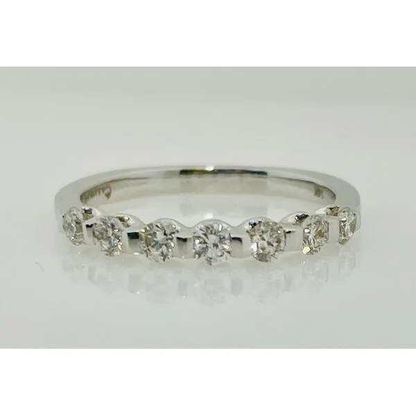 14K White Gold Diamond Wedding Band – Size 7, 0.50ctw Marc Robinson Jewelers Round Rock, TX