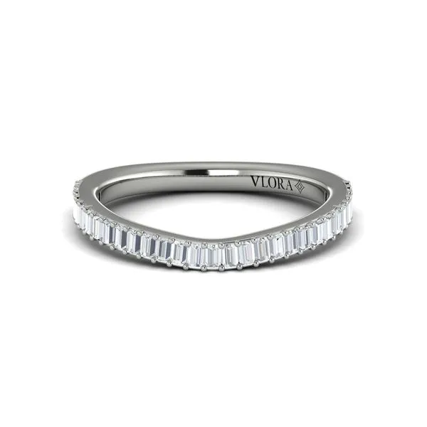 14K White Gold Prong Set Diamond Wedding Band – Size 6.5 Marc Robinson Jewelers Round Rock, TX