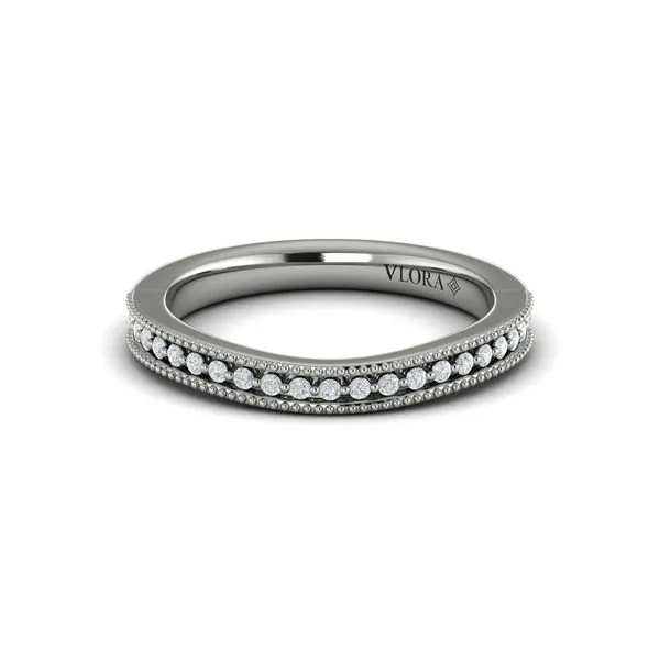 VW20254-15WG Lady's White 14K Prong Set Wedding Band – 0.18ct Diamonds Marc Robinson Jewelers Round Rock, TX