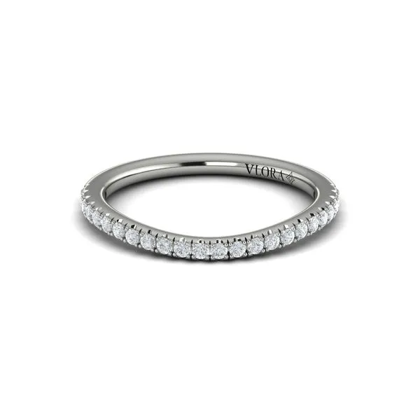 VW20290-15WG - Lady's White 14K Prong Set Wedding Band with 0.25ct Diamonds Marc Robinson Jewelers Round Rock, TX