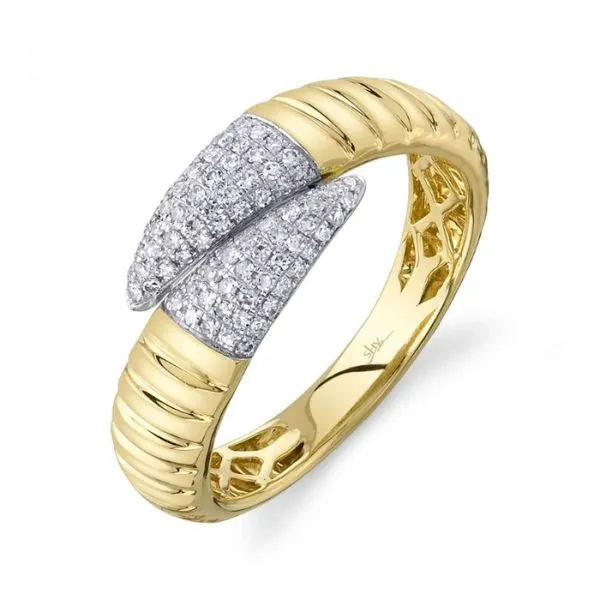 Lady's Yellow 14 Karat Ring Size 7 with 0.22tw Round Diamonds Marc Robinson Jewelers Round Rock, TX