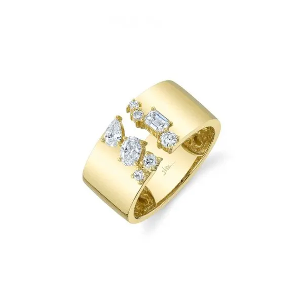 14K Yellow Gold Lady's Ring with Emerald & Diamonds – Size 7 Marc Robinson Jewelers Round Rock, TX