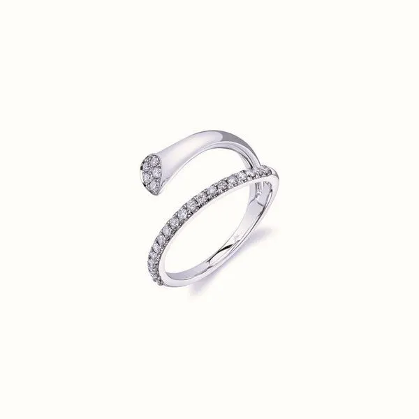 Lady's White 14 Karat Ring with 0.29tw Round Diamonds, Size 7 – SC22009822 Marc Robinson Jewelers Round Rock, TX