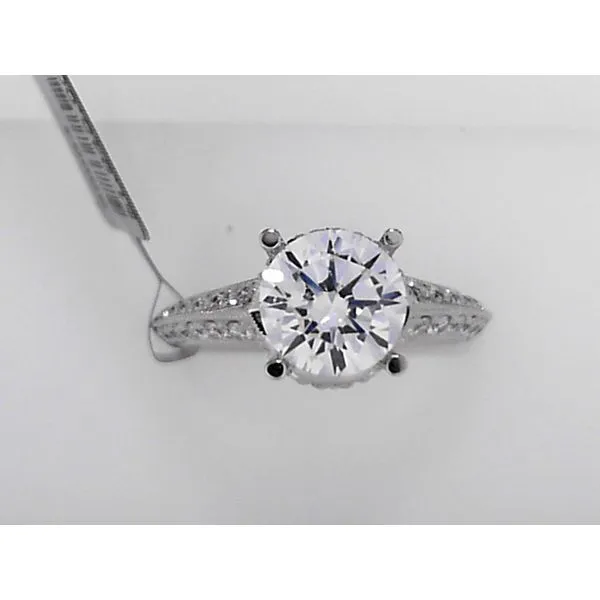 14K White Gold Semi-Mount Ring with 0.43ctw Round Diamonds – Size 6.5 Marc Robinson Jewelers Round Rock, TX