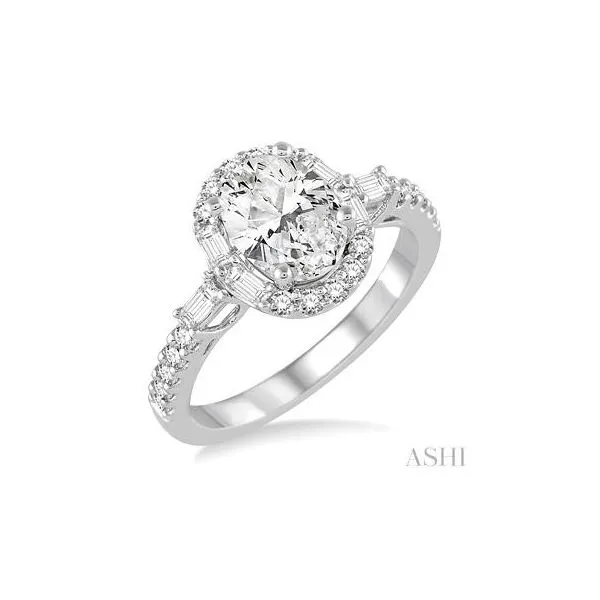 14K White Gold Semi-Mount Ring with 0.50ctw Round Diamonds – Size 6.5 Marc Robinson Jewelers Round Rock, TX