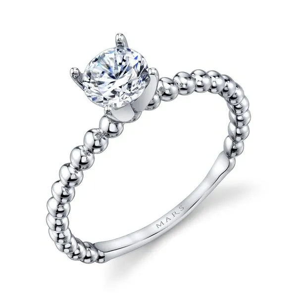 14K White Gold Semi-Mount Ring – Size 6.5 Marc Robinson Jewelers Round Rock, TX