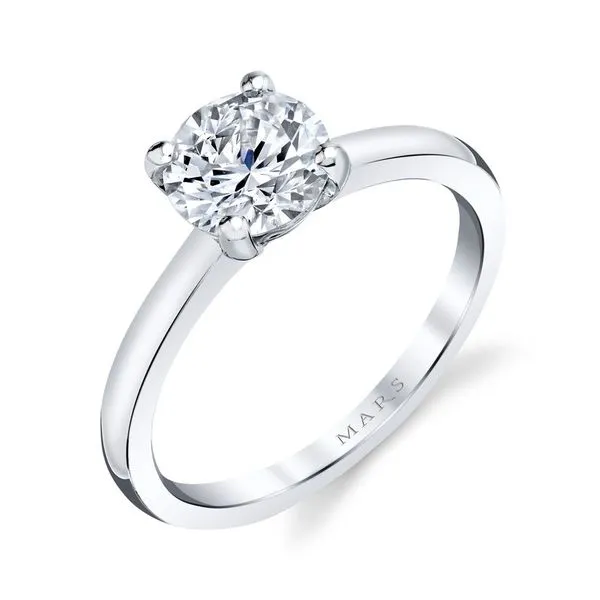 14K White Gold Semi-Mount Ring - Size 6.5 Marc Robinson Jewelers Round Rock, TX