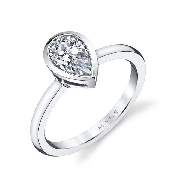 14K White Gold Semi-Mount Engagement Ring - MARS Jewelry Model 26704 Marc Robinson Jewelers Round Rock, TX