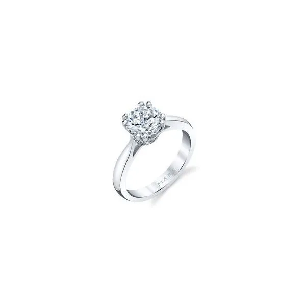 14K White Gold Semi-Mount Engagement Ring by MARS - Style 11588 Marc Robinson Jewelers Round Rock, TX