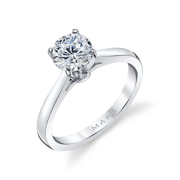 14 Karat White Gold Semi-Mount Engagement Ring by MARS - Style 27389 Marc Robinson Jewelers Round Rock, TX