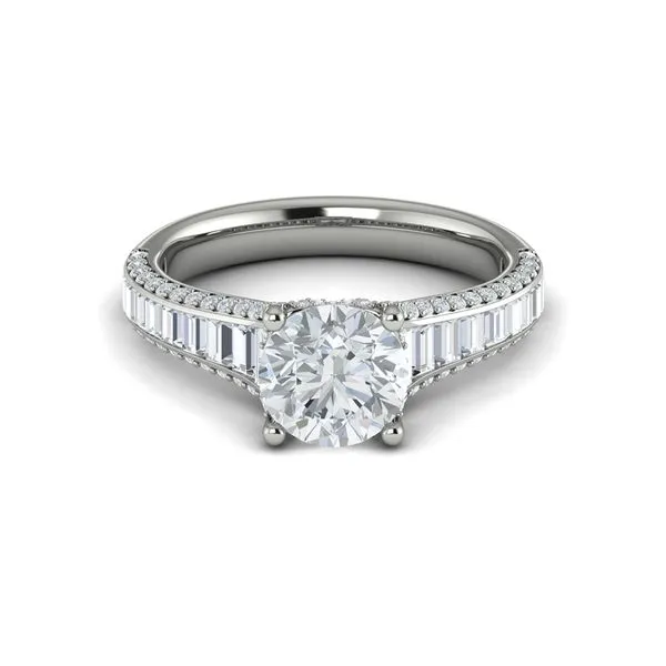 VSC20125-RD30WG 14 Karat White Vlora Accent Semi Mount Ring – 1.15tw Marc Robinson Jewelers Round Rock, TX