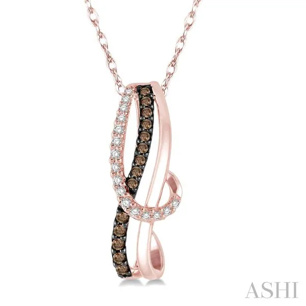 10K Rosé Gold Halo Pendant with 0.25ct Round Diamonds – 18” Rope Chain Marc Robinson Jewelers Round Rock, TX