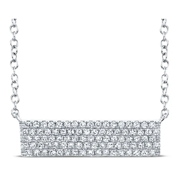 SC55001719V4 - Shy Creation 0.25ct Diamond Pavé Necklace Marc Robinson Jewelers Round Rock, TX