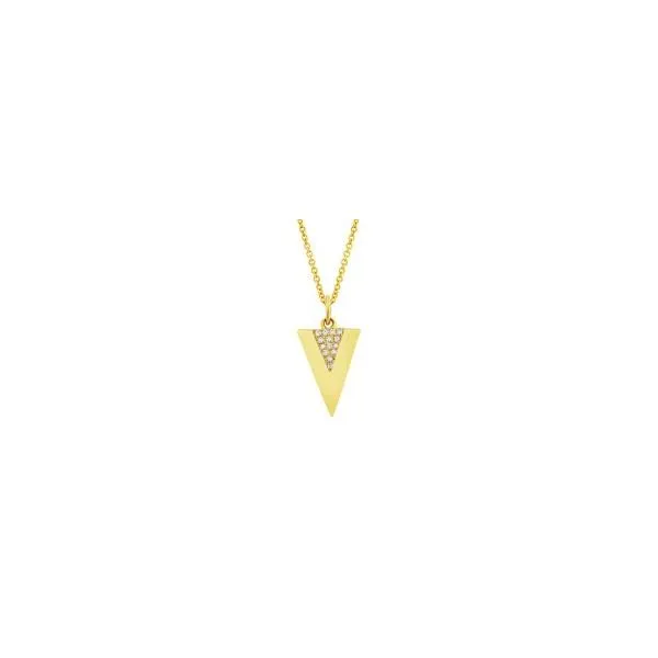 SC55002944 - Shy Creation 0.03Ct Diamond Triangle Necklace Marc Robinson Jewelers Round Rock, TX