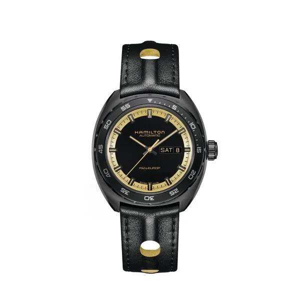 American Classic Pan Europ Day Date Auto 42mm | H35425730 - Automatic Watch Marc Robinson Jewelers Round Rock, TX