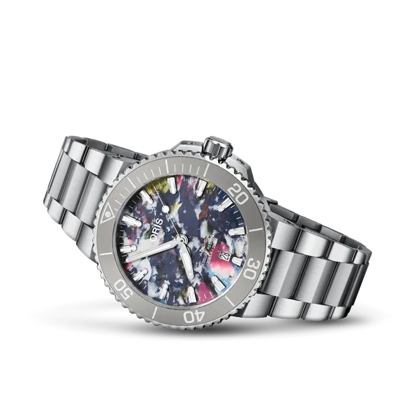 Oris 01 733 7766 4150-SET Men's Diving Watch | 300M Water Resistance & Automatic Movement Marc Robinson Jewelers Round Rock, TX