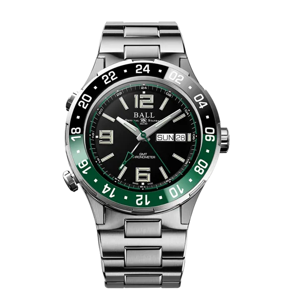 BALL Roadmaster Marine GMT 40mm Mens Watch – Titanium Case, GMT Triple Time-Zone, 300m Water Resistance Marc Robinson Jewelers Round Rock, TX