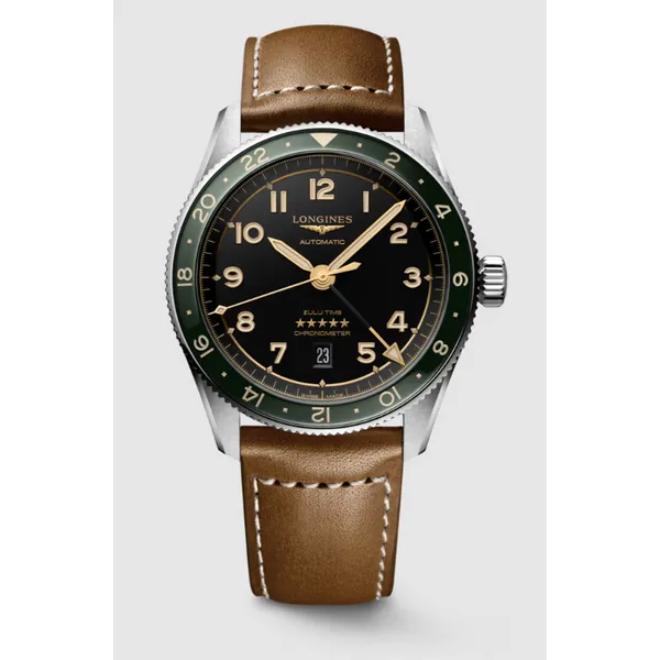Longines Spirit Zulu Time L3.812.4.63.2 - A Tribute to Aviation Heritage & Innovation Marc Robinson Jewelers Round Rock, TX