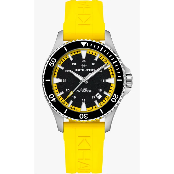 Hamilton Khaki Navy Scuba Auto H82395332 – 40mm Stainless Steel Dive Watch Marc Robinson Jewelers Round Rock, TX