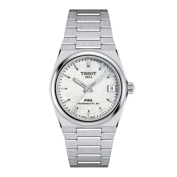Tissot T1372071111100 T-Classic PRX Powermatic 80 Swiss Automatic Unisex Watch Marc Robinson Jewelers Round Rock, TX