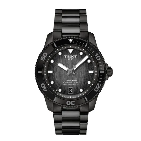 Tissot Seastar 1000 Powermatic 80 40mm Unisex Analog Watch Marc Robinson Jewelers Round Rock, TX