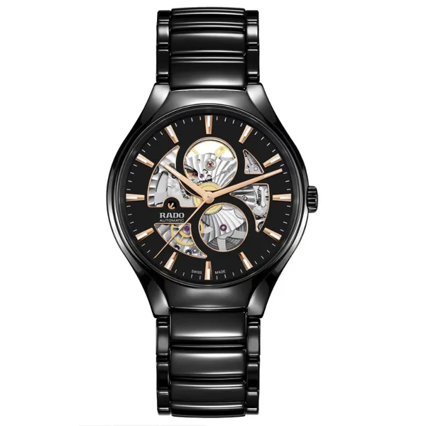 Rado True Round Automatic Open Heart R27107172 – Precision Meets Timeless Design Marc Robinson Jewelers Round Rock, TX