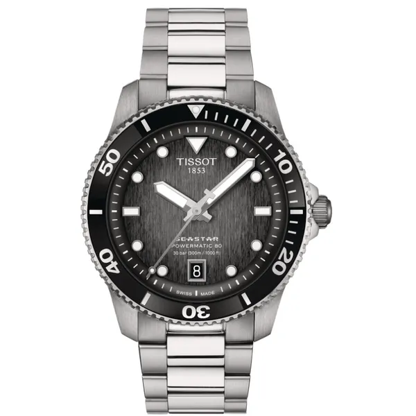 Tissot Seastar 1000 Powermatic 80 40mm T1208071105100 – A Bold Fusion of Sporty Design and Swiss Engineering Marc Robinson Jewelers Round Rock, TX