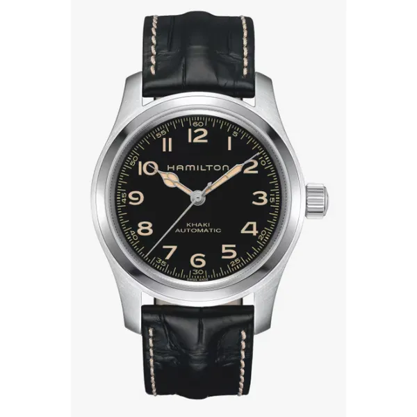 H70605731 Khaki Field Murph Auto – 42mm Swiss Automatic Watch Inspired by Interstellar Marc Robinson Jewelers Round Rock, TX