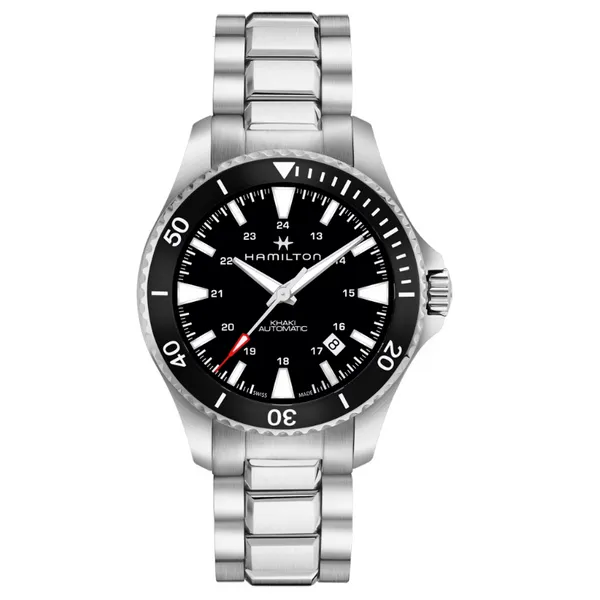 H82335131 Khaki Navy Scuba Auto – 40mm Swiss Automatic Dive Watch Marc Robinson Jewelers Round Rock, TX