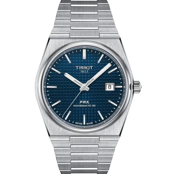 Tissot PRX Powermatic 80 40mm T1374071104100 - Swiss Automatic Watch with 80-Hour Power Reserve Marc Robinson Jewelers Round Rock, TX