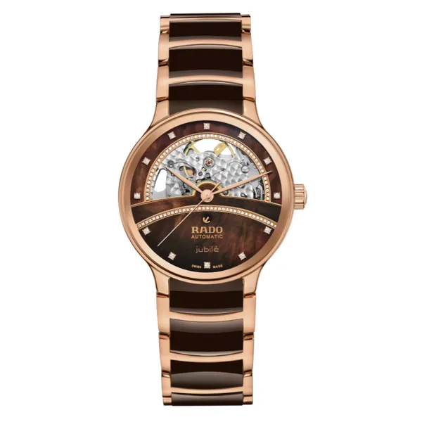 Rado Centrix Automatic Diamonds Open Heart R30029942 – A Fusion of Art and Precision Marc Robinson Jewelers Round Rock, TX