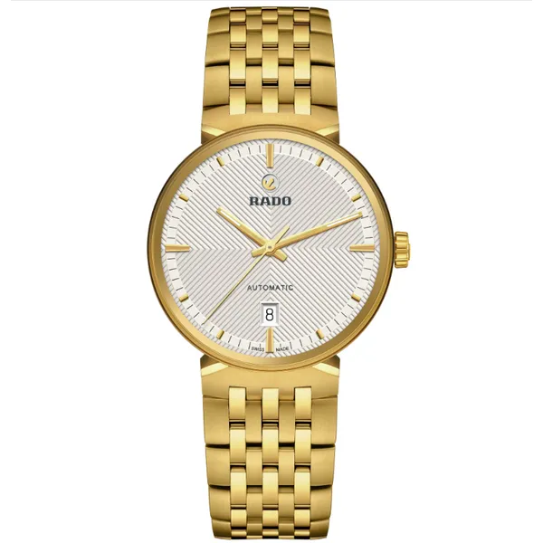 Rado Florence Automatic R48904013 – Timeless Swiss Elegance in Yellow Gold Marc Robinson Jewelers Round Rock, TX