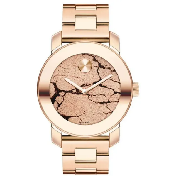 Movado Bold 36mm Rose Gold Ion-Plated Women's Watch 3600347 Marc Robinson Jewelers Round Rock, TX