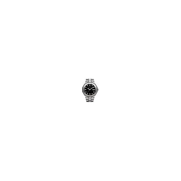 Bulova 98D103 Men's 44mm Dress Watch - Black Dial, Stainless Steel Bracelet Marc Robinson Jewelers Round Rock, TX