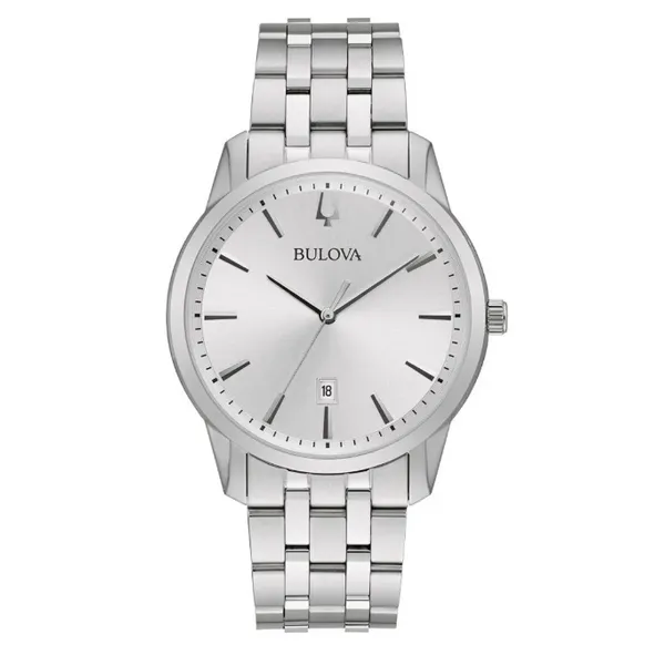 Bulova Sutton Men's Stainless Steel Watch 96B342 Marc Robinson Jewelers Round Rock, TX
