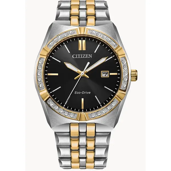 Citizen BM7644-51E Men's 40mm Dress Watch – Black Dial, Stainless Steel Bracelet Marc Robinson Jewelers Round Rock, TX