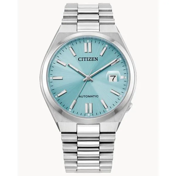 Citizen NJ0151-53M 40mm Dress Blue Dial Stainless Steel Bracelet Watch Marc Robinson Jewelers Round Rock, TX