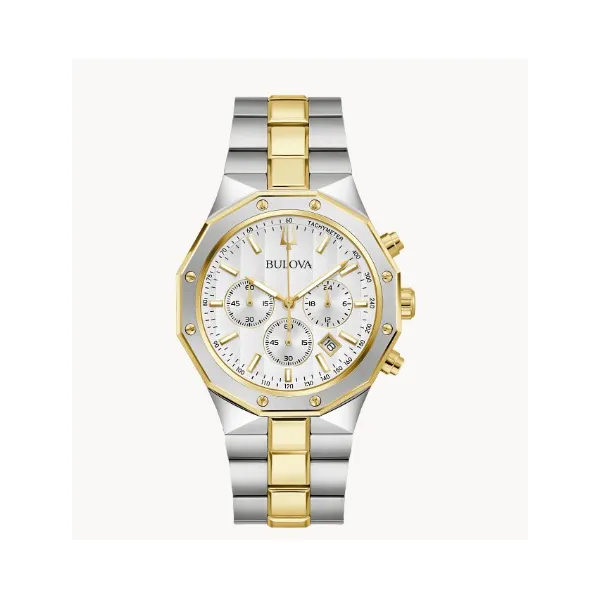 Bulova 98B450 Prestige Men’s Chronograph Watch Marc Robinson Jewelers Round Rock, TX