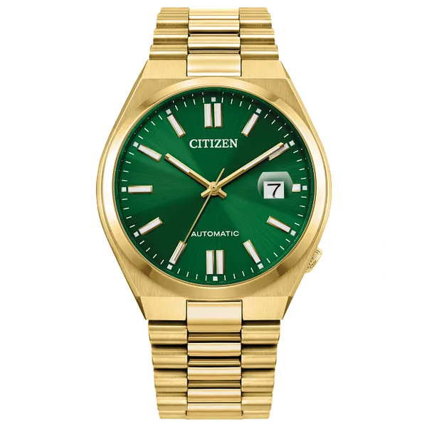 Citizen NJ0152-51X TSUYOSA Automatic – Bold Green Dial Sports Watch Marc Robinson Jewelers Round Rock, TX