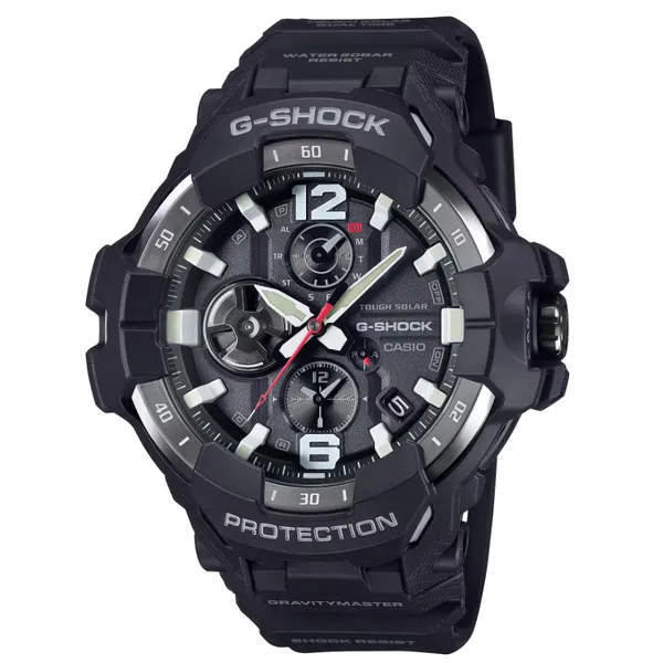 Casio GR-B300EC-1A Analog-Digital Solar Watch | World Time, Stopwatch, LED Light & Power Saving Marc Robinson Jewelers Round Rock, TX