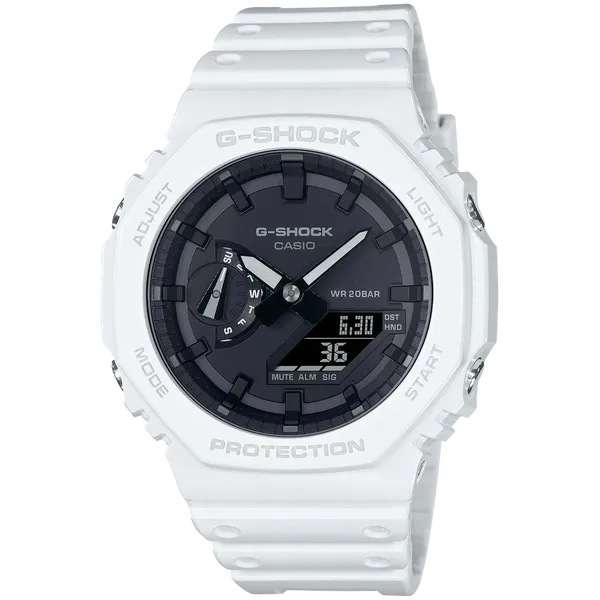 Casio GA2100-7A Men's Analog-Digital Watch | World Time, Stopwatch, 5 Alarms & LED Light Marc Robinson Jewelers Round Rock, TX