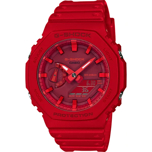 Casio GA2100-4A Men's Analog-Digital Watch | World Time, Stopwatch, LED Light & 5 Alarms Marc Robinson Jewelers Round Rock, TX