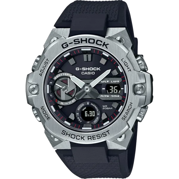 Casio GSTB400-1A Solar-Powered Analog-Digital Watch | World Time, Dual Time, LED Light & Stopwatch Marc Robinson Jewelers Round Rock, TX