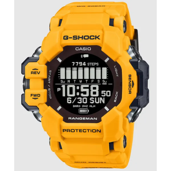 Casio GPR-H1000-9 G-Shock Men's Adventure Smartwatch | GPS, Tide Graph, Moon Data & Heart Rate Monitor Marc Robinson Jewelers Round Rock, TX