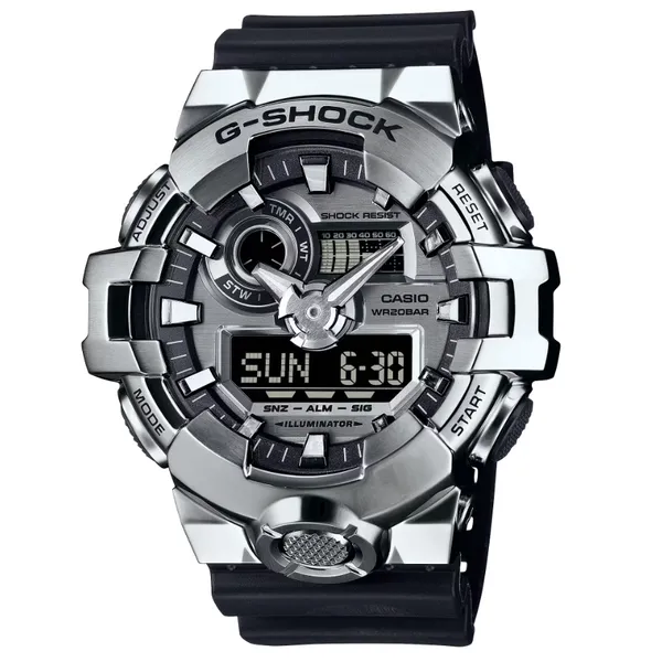 Casio G-Shock G-Steel GM700-1A Silver Analog-Digital Men's Watch | Rugged & Stylish Marc Robinson Jewelers Round Rock, TX