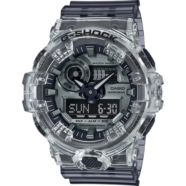 Casio GA700SK-1A Men's Analog-Digital Watch | World Time, Stopwatch, LED Light & Alarms Marc Robinson Jewelers Round Rock, TX