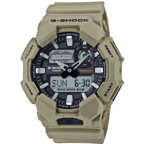 Casio GA010-5A Men's Analog-Digital Watch | World Time, Stopwatch, LED Light, and 5 Alarms Marc Robinson Jewelers Round Rock, TX