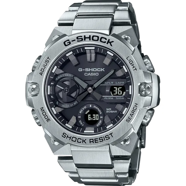 Casio GSTB400D-1A G-Shock Solar Analog-Digital Watch | World Time, Stopwatch & Double LED Light Marc Robinson Jewelers Round Rock, TX