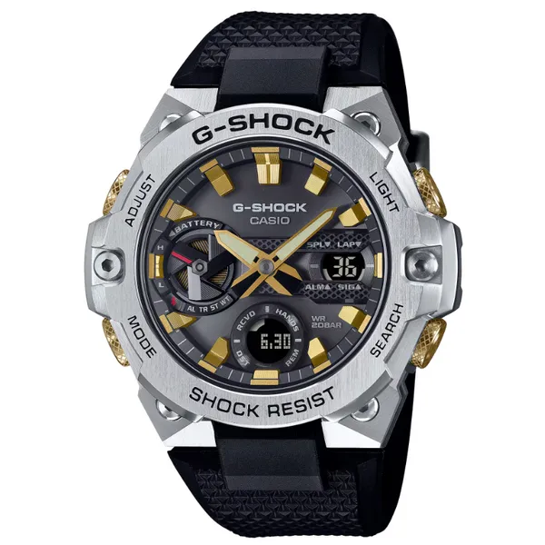 Casio G-SHOCK GSTB400CX-1A Men's Watch | World Time, Stopwatch, LED Light & Energy Saving Marc Robinson Jewelers Round Rock, TX